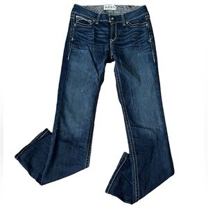 Ariat Real Denim Mid Rise Straight Leg Jeans